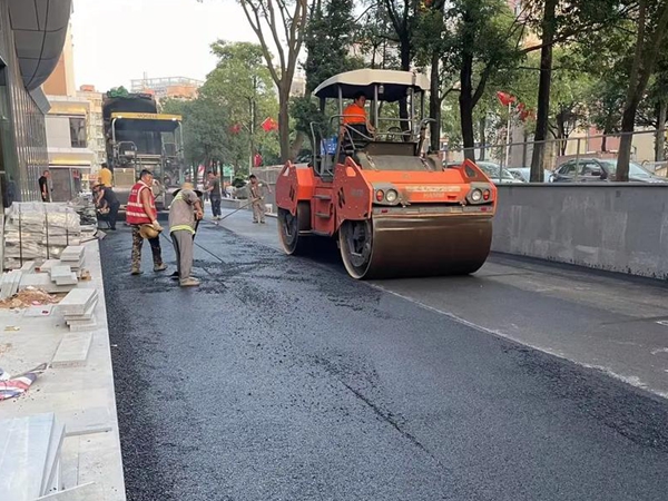 奉化柔性基层沥青道路施工
